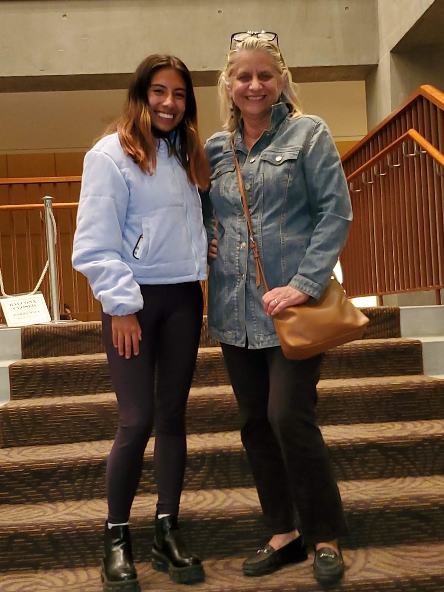 CONGRATS to Christina Garner, one of our terrific tutors, for being recognized as an outstanding volunteer by OneOC's 2022 Spirit of Volunteerism Awards! 🥳Christina has always been there for our students—like Karla, who is now getting ready to graduate!