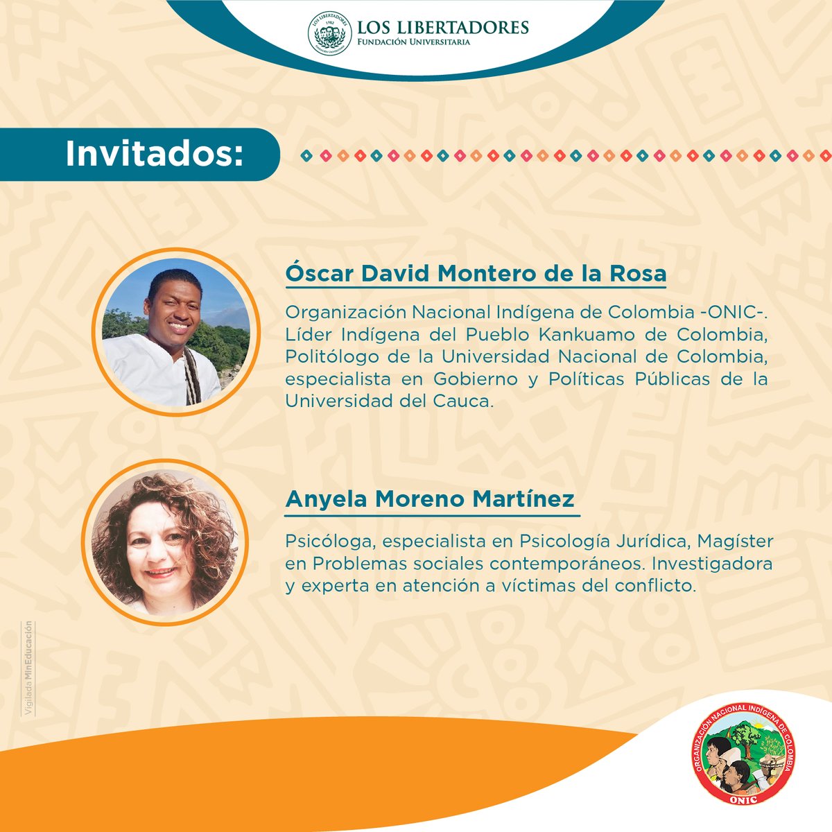 DirInves_FULL's tweet photo. La Dirección de Investigaciones invita al #FULLWebinar "Las voces de los indígenas: percepciones acerca del proceso de reparación integral y colectiva durante la pandemia"
Hoy 5:00 p.m.
¡Conéctate! https://t.co/iji4FkYAwO https://t.co/eB7LIuvd34