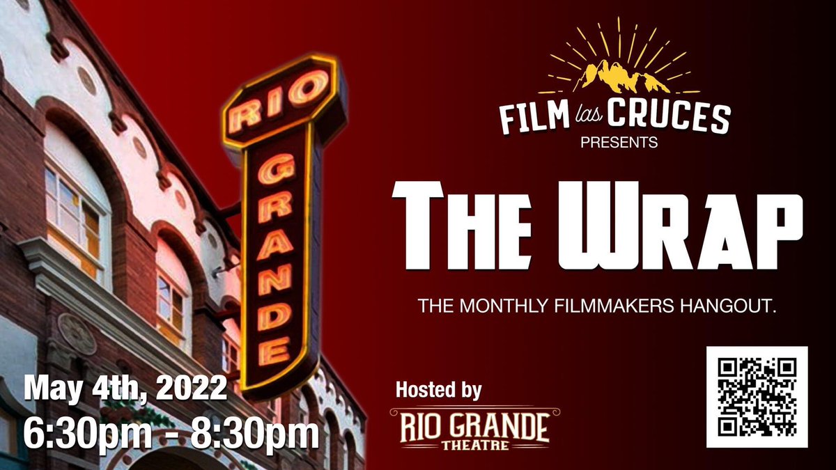 crawlfilm's tweet photo. 𝐂𝐑𝐀𝐖𝐋 will be screening at The Wrap tomorrow(5/4) at the Rio Grande Theatre in Las Cruces, NM @ 6:30 pm! The Wrap is Las Cruces &amp; Doña Ana County's monthly filmmakers hangout! @filmlascruces has partnered with @rgtheatre to create a once a month screening for local artists. https://t.co/YywWQoQz9j