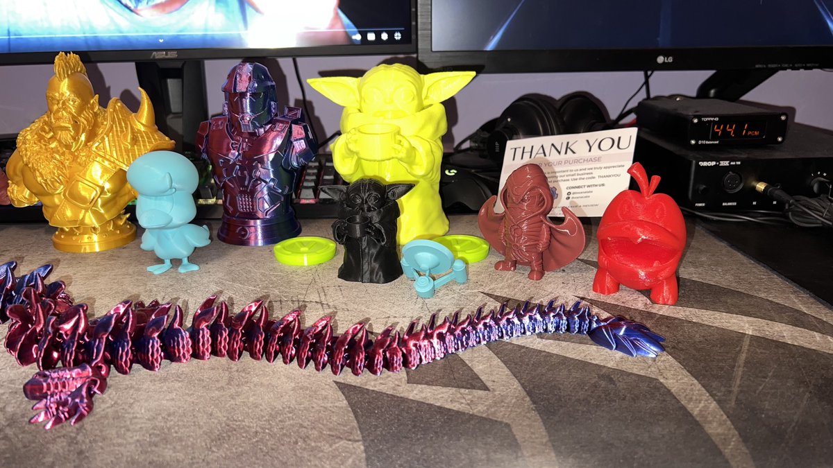 Enigmaticstrngr's tweet photo. Arrived Today from @Bwana #3Dprinting Thanks so much these are AWESOME!!! https://t.co/vzs8qruLss