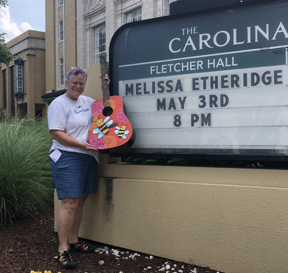 PWStudio's tweet photo. Three Guitars were signed by @metheridge! They will be auctioned soon! @EtheridgeFoun @EtheridgeNation @LynnGleim @BreadofL1FE #SpeakTrue #ChooseOnlyLove Next up - concert and meet and greet @carolinatheatre! https://t.co/DPncs1pT0x
