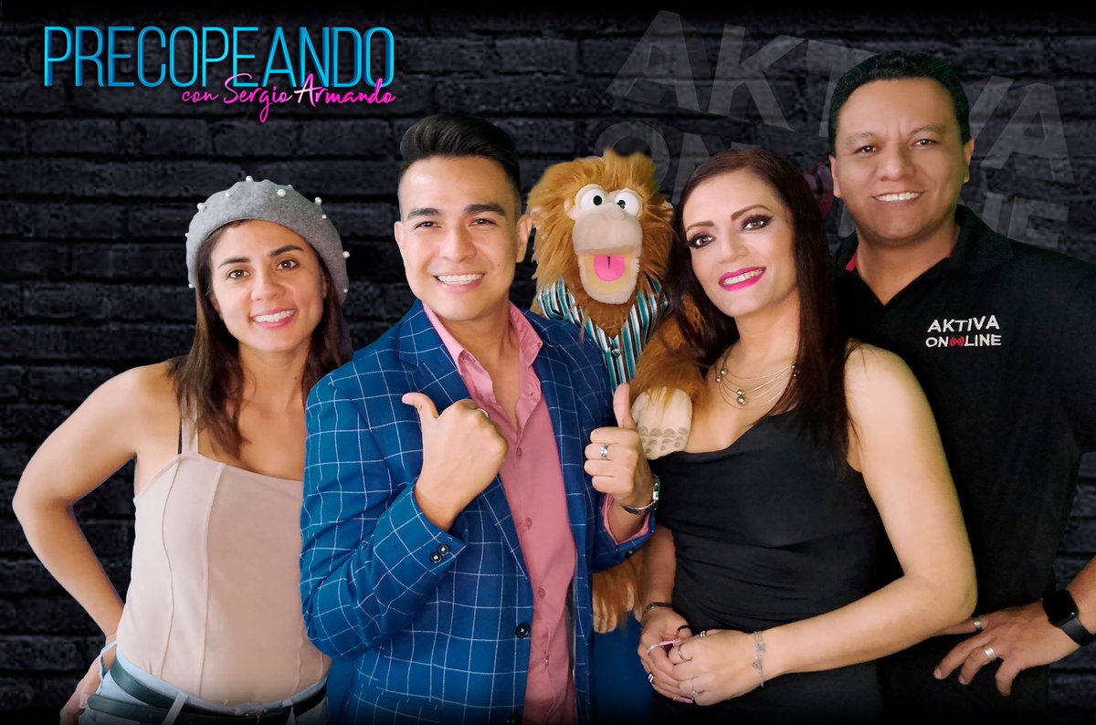 AktivaOnLine's tweet photo. ¡Gracias a Clotilde Campos por ser nuestra madrina de esta Tercera Temporada de Precopeando con @Sergio_Armando!
¡Gracias también a todo el público que se dio cita a través de #AktivaOnline! No se pierdan este jueves nuevo programa con nuevo invitado.
#Precopeando #PuraFiesta https://t.co/iuusD64dE5
