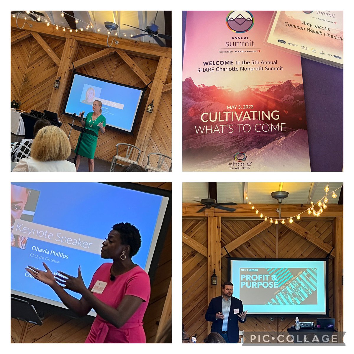 Spent an amazing day at the 5th annual <a href="/shareclt/">SHARE Charlotte</a> nonprofit summit.  Thank you <a href="/BankofAmerica/">Bank of America</a> <a href="/jennyjward/">jenny ward🌶️🐬TermMax Zetarium Zetarium</a> for kicking off the day, <a href="/OhaviaPhillips/">Ohavia Phillips 💕💚</a> for inspiring us to keep cultivating, @Josh501c3 for encouraging us to harness the “S” in ESG, and all the panelists for your insight!