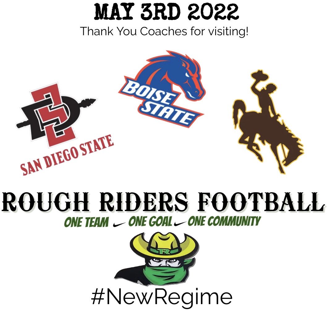 DwThaRbGuru's tweet photo. Today was a good morning! We are constantly changing the makeup hear at Roosevelt High. Nice to catch up with San Diego State, Boise State & University of Wyoming. #DiamondsInTheRough #ThaVelt #OneTeamOneGoalOneCommunity https://t.co/yMHwZkx2lB