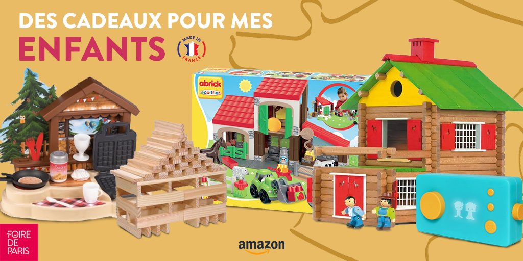 projet_fdparis's tweet photo. Voici des #idéescadeau #madeinFrance pour les enfants ! 🧩🎁

- @luniimaginaire
- #Smoby
- @JouetsEcoiffier
- #JeuJura
- #Jouécabois

De quoi les amuser pendant des heures 😄

À retrouver au stand #AmazonFoireDeParis🚀

@AmazonNewsFR
@foiredeparis https://t.co/lBiUqHnCHl