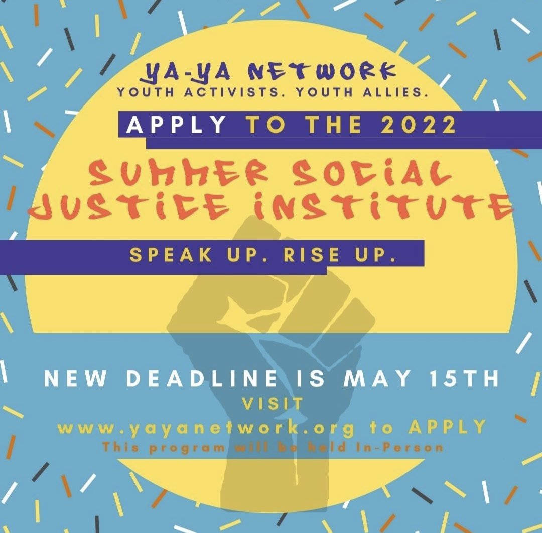 YA_YAnetwork's tweet photo. Calling all NYC teens! May 15th is the last chance to apply for our Summer Institute! 🙌🏽 Apply today: https://t.co/61gED4B82b
#summerprogram #youth #socialjustice #activism #youthprogram #paid #brooklyn #bronx #queens #paidsummeropportunity #nyc #summerjob #nycyouth #yayanetwork https://t.co/kAoecMFc7B
