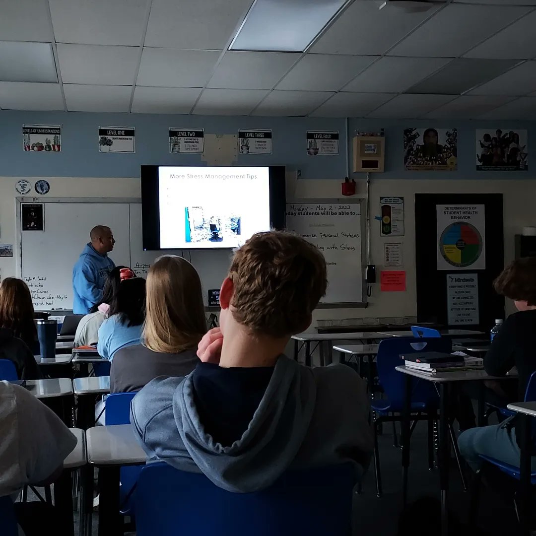 Observing the actual class is a great way to prep for peer teaching in Health Education. Students from HPER 206 Fundamentals of Teaching Health and Physical Education learned an effective way of teaching Stress Management 9th graders. #VCSU #vcsukhp