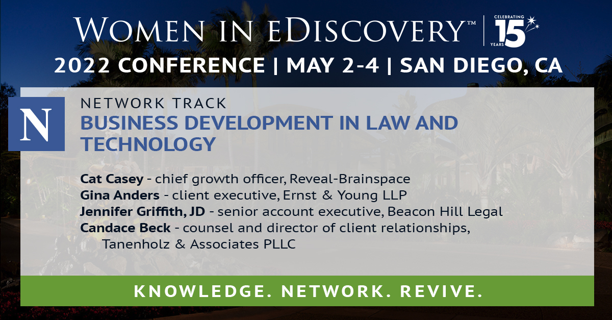 Women in eDiscovery tweet media