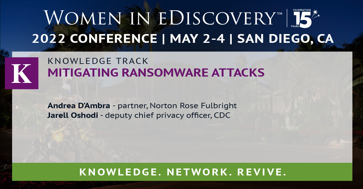 Women in eDiscovery tweet media