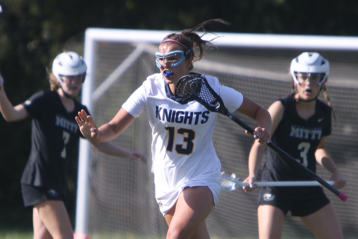 MenloKnights's tweet image. Girls' lacrosse closed the season with a strong outing in 16-12 loss to M-A
-Claire Raney 4 goals, assist;
-Kate Kepner 2g;
-Laynie Sheehan g, 2 caused turnovers;
-Ella Hartmanis 6, 7 draw controls;
-Devon Schaefer 15 saves;
-Kylie Jones g; Michelle Li &amp;amp; Charlie Herrin CT