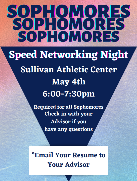 AAADePaul's tweet photo. Sophomores!! Reminder that tomorrow is the Speed Networking Night at AAA! We cannot wait to host this great event and see some amazing career connections in the process. See you all there!  

#AAADePaul #DePaulUniversity #GoBlueDemons #DePaul #SpeedNetworking #StudentDevelopment https://t.co/HoL46COGGC