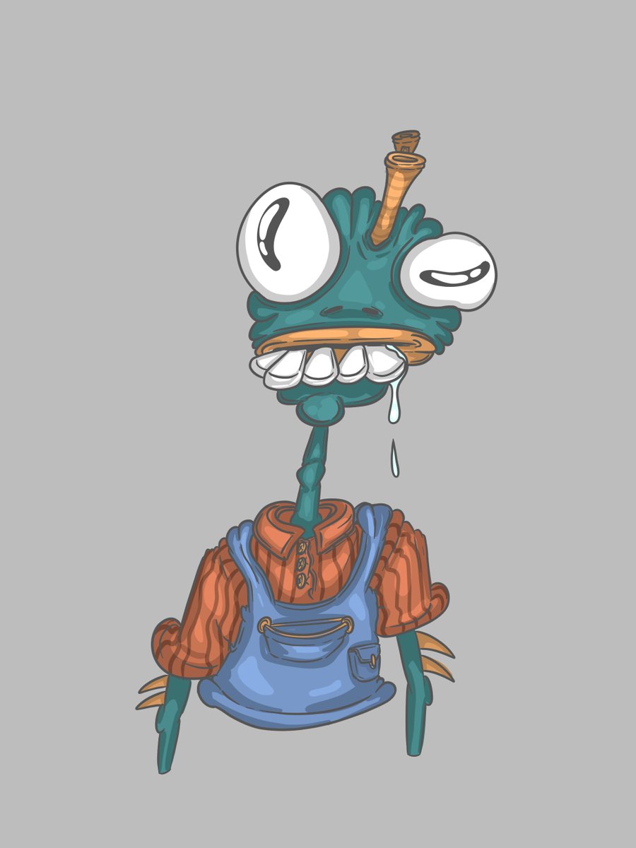 Gustizz3D's tweet photo. Cheeky Fish Monster https://t.co/d28Fs9lGr5