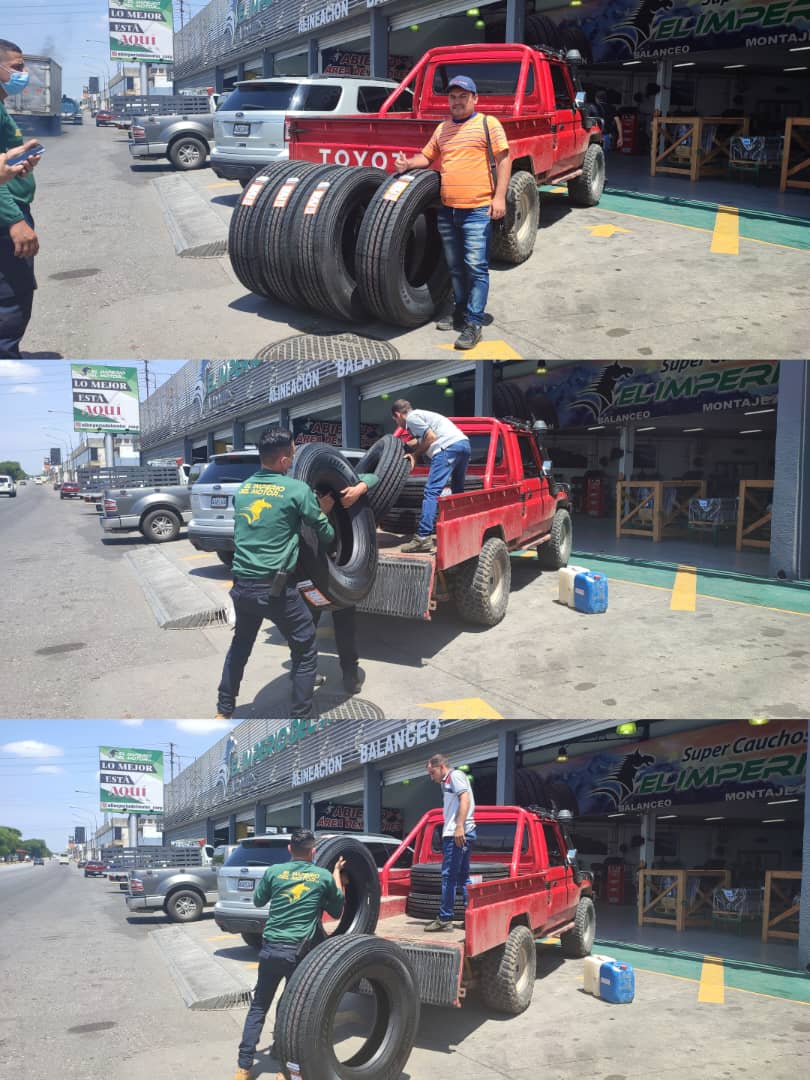 Mpcomunas_Lara's tweet photo. #03Mayo Gran inversión se hace el día de hoy desde la #EPSDC #CamiloCienfuegos Compra de 4 Cauchos para el Cargo 1721 que distribuye servicio de Gas #SimónPlanas, cumpliendo con nuestra gente lo dicho en cada una de las asambleas que se realizaron en cada #Comuna https://t.co/9oXirwAij4