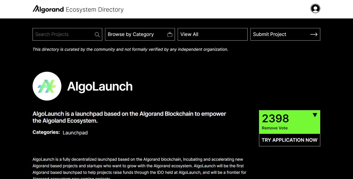 fullerabe1's tweet photo. @Algolaunch @Algorand make this project even more successful! https://t.co/vS6fzo34Dz