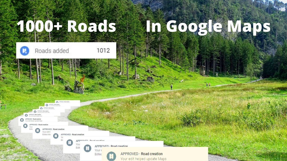 As of October 2021, 3 was the number of road I had added in <a href="/googlemaps/">Google Maps</a>
Then something happened, and the number of contributions my profile shows today is 1012
What has happened in recent months that has changed my way of contributing as a #localguide?  localguidesconnect.com/t5/General-Dis…