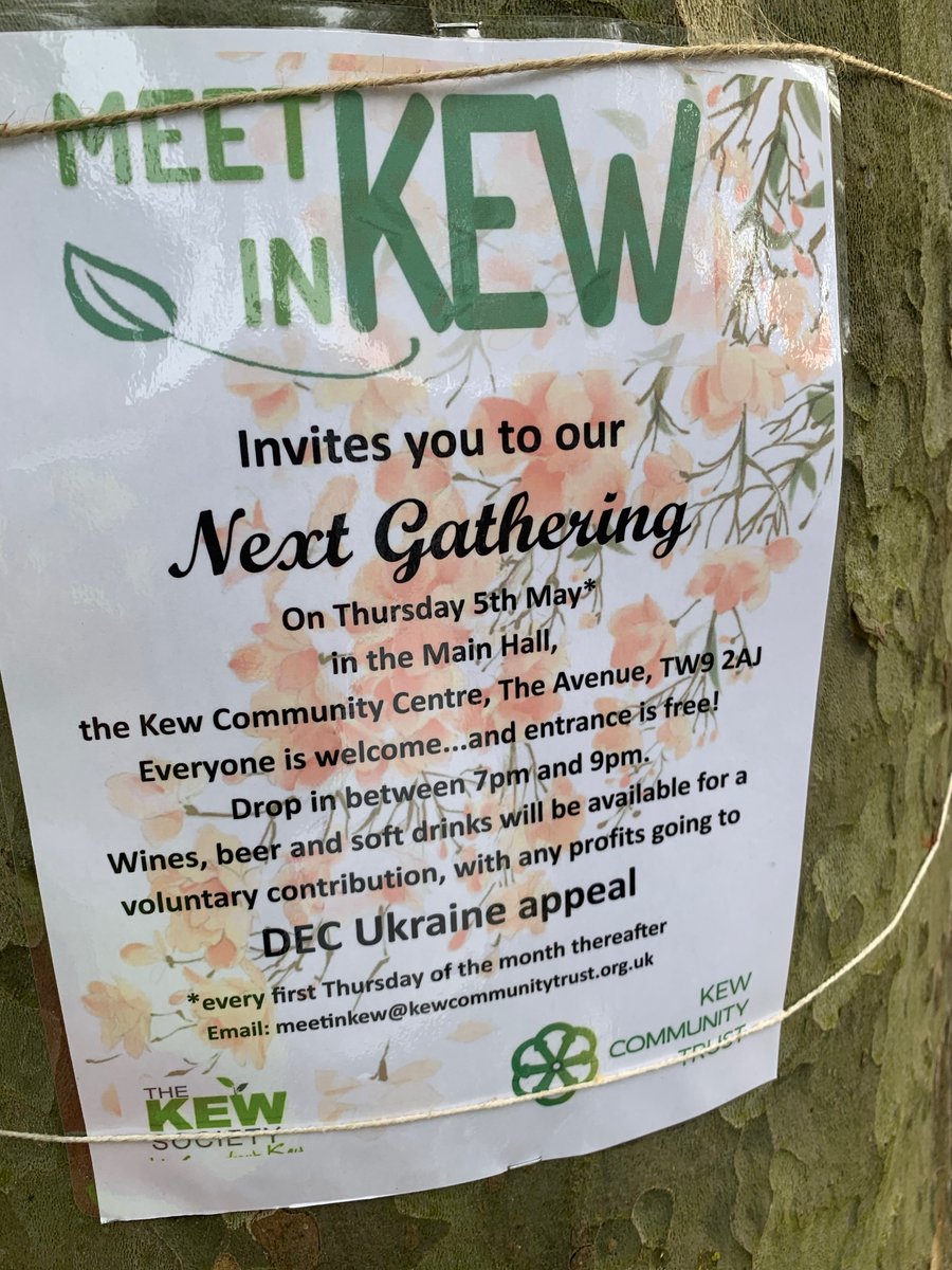 Kew Community Trust (@kewtrust) on Twitter photo 💚Join us for Meet in Kew💚 this Thursday!
7pm-9pm at The Kew Community Centre, The Avenue #Kew
Our monthly social with <a href="/kewsociety/">The Kew Society Est. 1901</a> with a warm welcome for all, just pop in! 💚Join us for Meet in Kew💚 this Thursday!
7pm-9pm at The Kew Community Centre, The Avenue #Kew
Our monthly social with <a href="/kewsociety/">The Kew Society Est. 1901</a> with a warm welcome for all, just pop in!