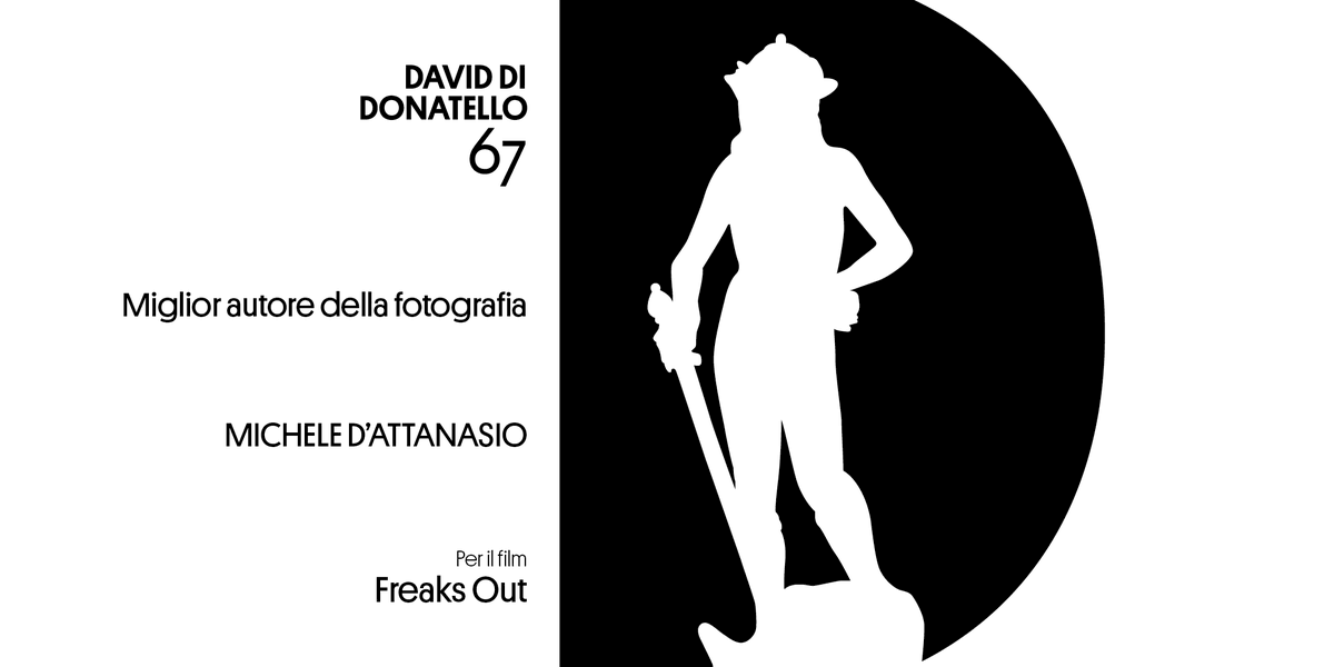 PremiDavid's tweet photo. Ex aequo per la Miglior Fotografia a Daria D'Antonio e Michele D'Attanasio #David67 #Davidacinecittà @dattavision https://t.co/n9Yf9RiPmz