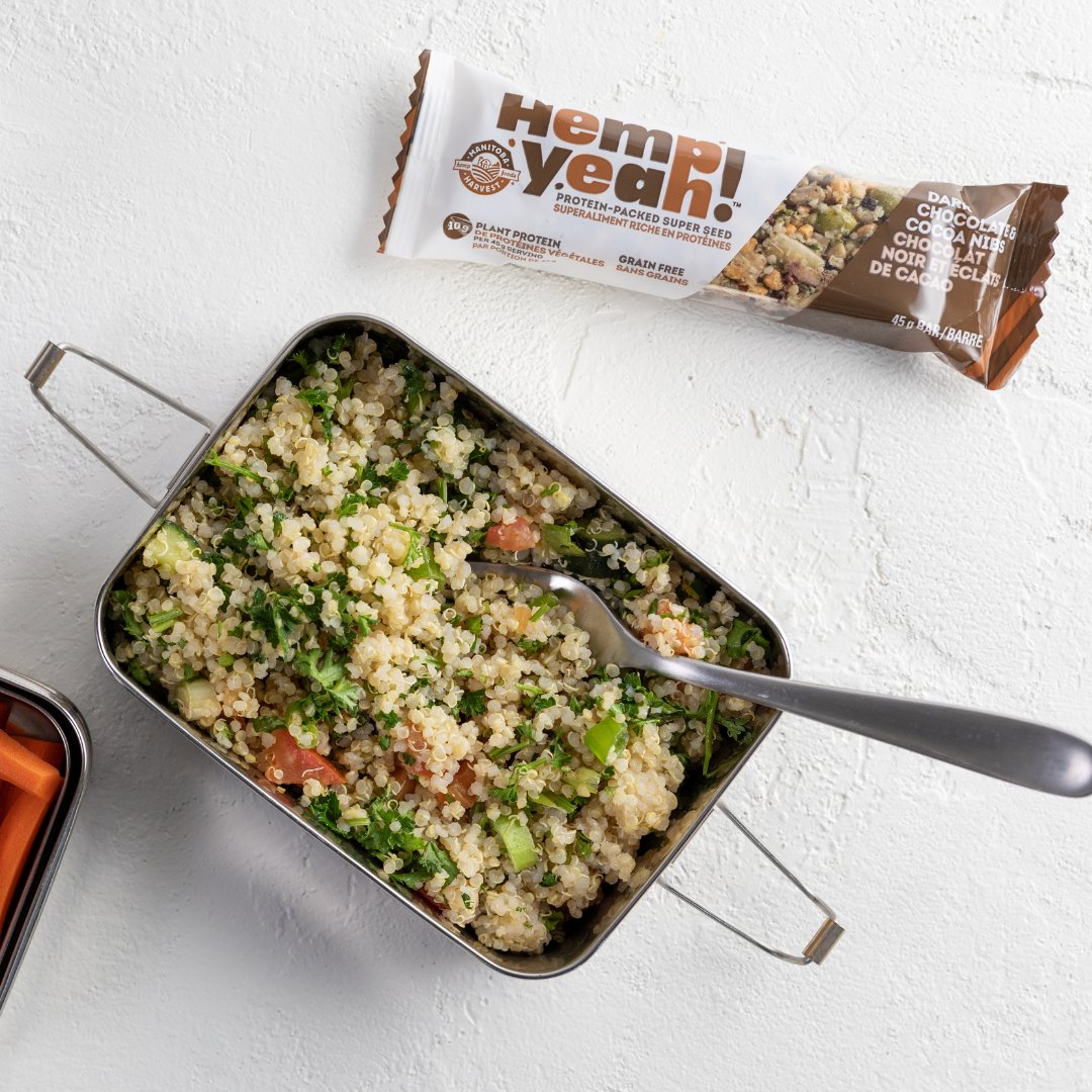 manitobaharvest's tweet photo. Whether you're back at the office or still lunching from home, Hemp Yeah! Dark Chocolate Cacao Bars are the perfect pick me up for a boost of plant powered nutrition, with 11g of plant protein in every bar. #manitobaharvest #hempyeah #plantbased https://t.co/UtltlRevjB