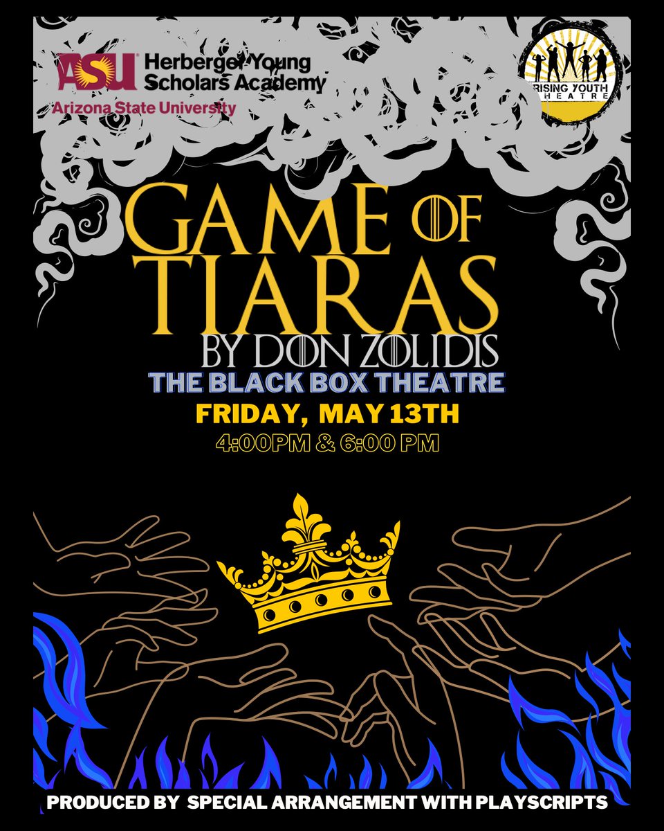 herbergeracad's tweet photo. Mark the date for this upcoming theater performance at Herberger Young Scholars Academy (community members, only). Friday, May 13 and Saturday, May 14. https://t.co/ZEmhbnPkE3