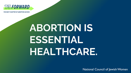 NCJWDallas's tweet photo. Overturning #RoeVsWade means that women and people who can get pregnant will lose access to the control of their own bodies and to vital, lifesaving healthcare. @NCJW advocates will not stand idly by as these rights are torn away.
#AbortionIsHealthcare #WomensRights #73Forward https://t.co/MCGWvzwHxD