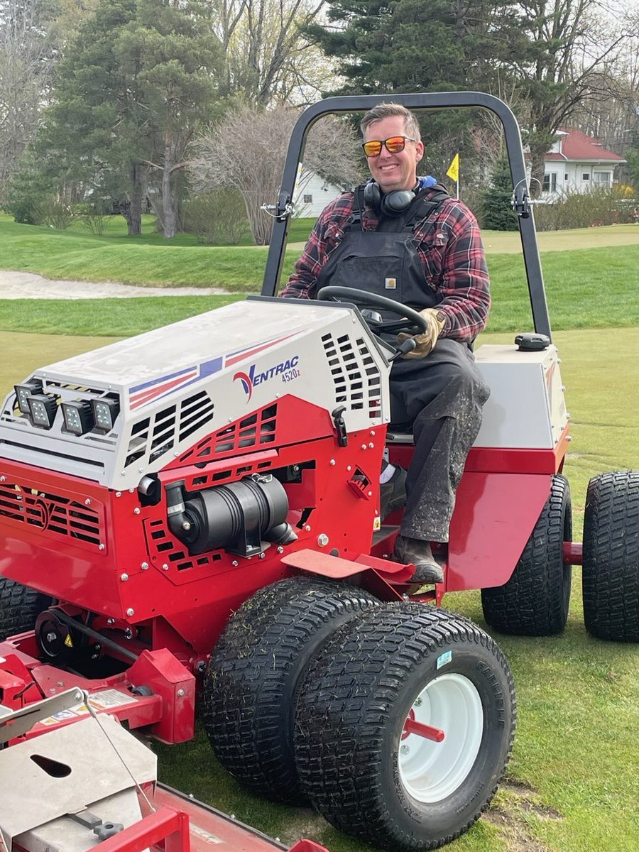 Superintendent Adam Mis from Transit Valley Country Club in East Amherst NY is all smiles as he tries out his new Ventrac 4520Z with a Contour Deck.  Thank you for choosing Grassland Equipment and myself to fill your Ventrac Equipment needs!!!