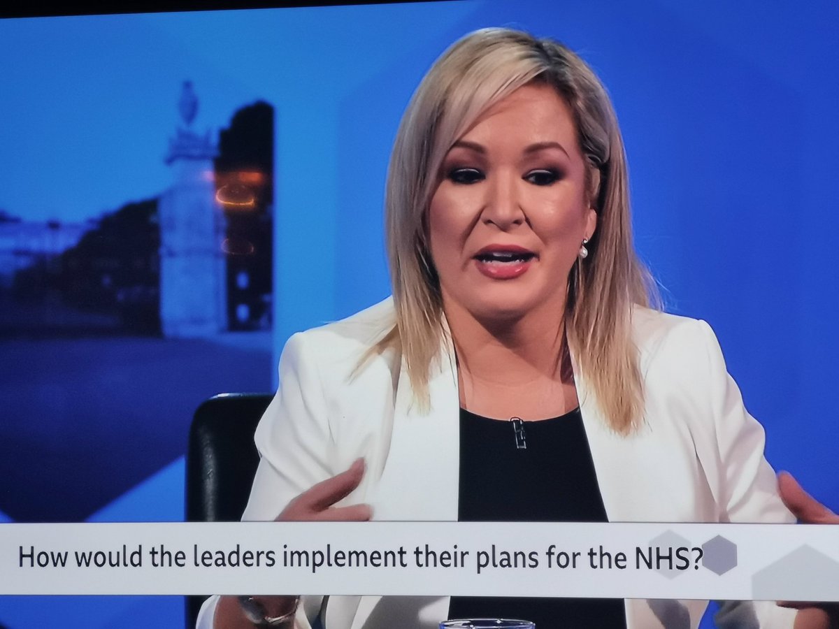 #SinnFéin and #MichelleONeill calling out the #Tory drive to privatisation of the #NHS
#LeadersDebate
#AE2022
