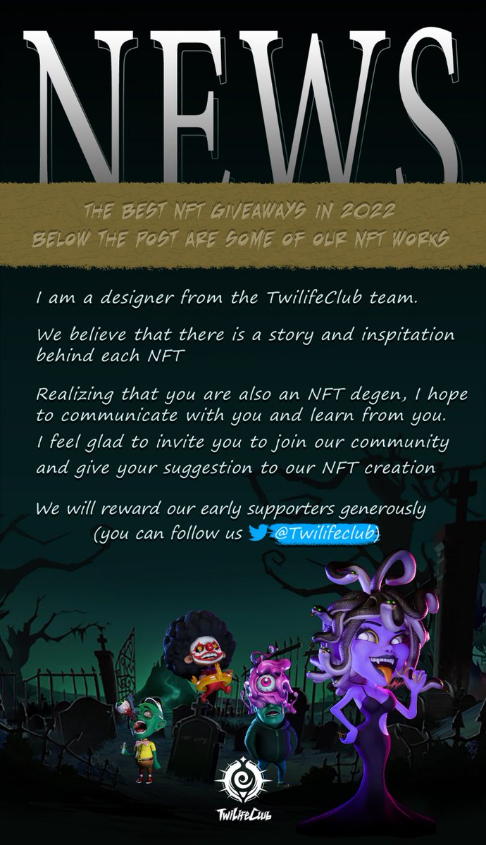 NFT_BOOS2022's tweet photo. Get the latest 👍🏻 @TwiLifeClub

@nikolozsakvare2
@XuMing_Bitcoin
@TheoZwaar
@noah_cornec
@xSFFGaming
@Miles_Alb
@Agus0xyz
@Luisd_mm
@abdou_oubiche
@pauljaski https://t.co/uu4IK4jbJL