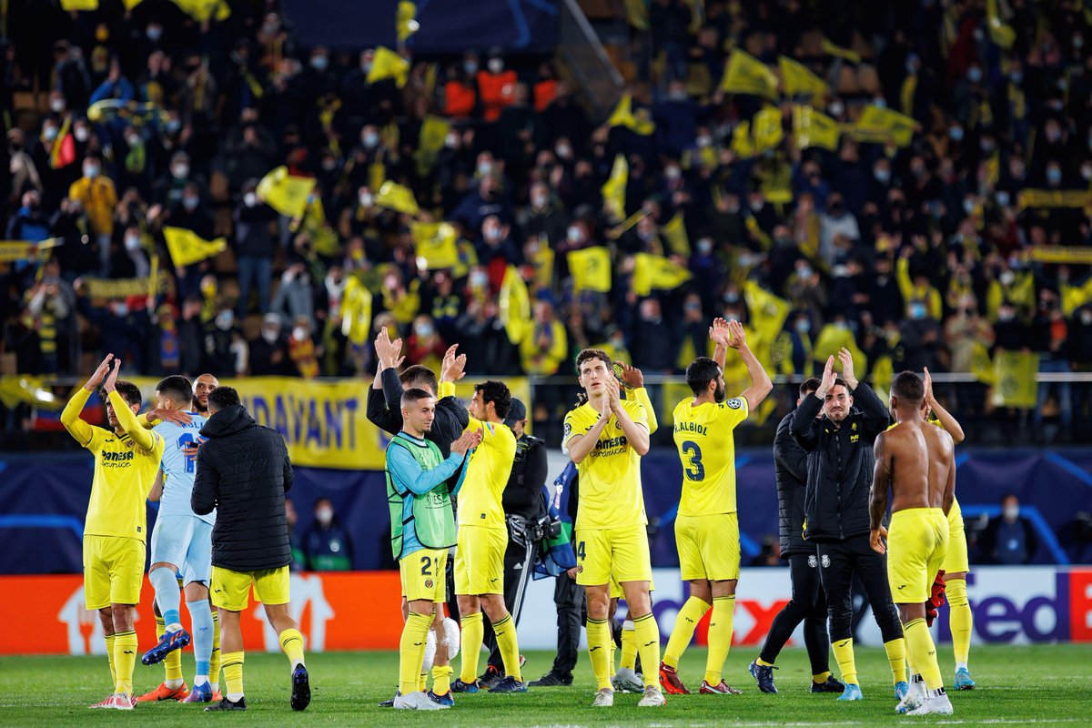 Incredible respect to Unai Emery's Villarreal. 

To make it this far is incredible... 👏