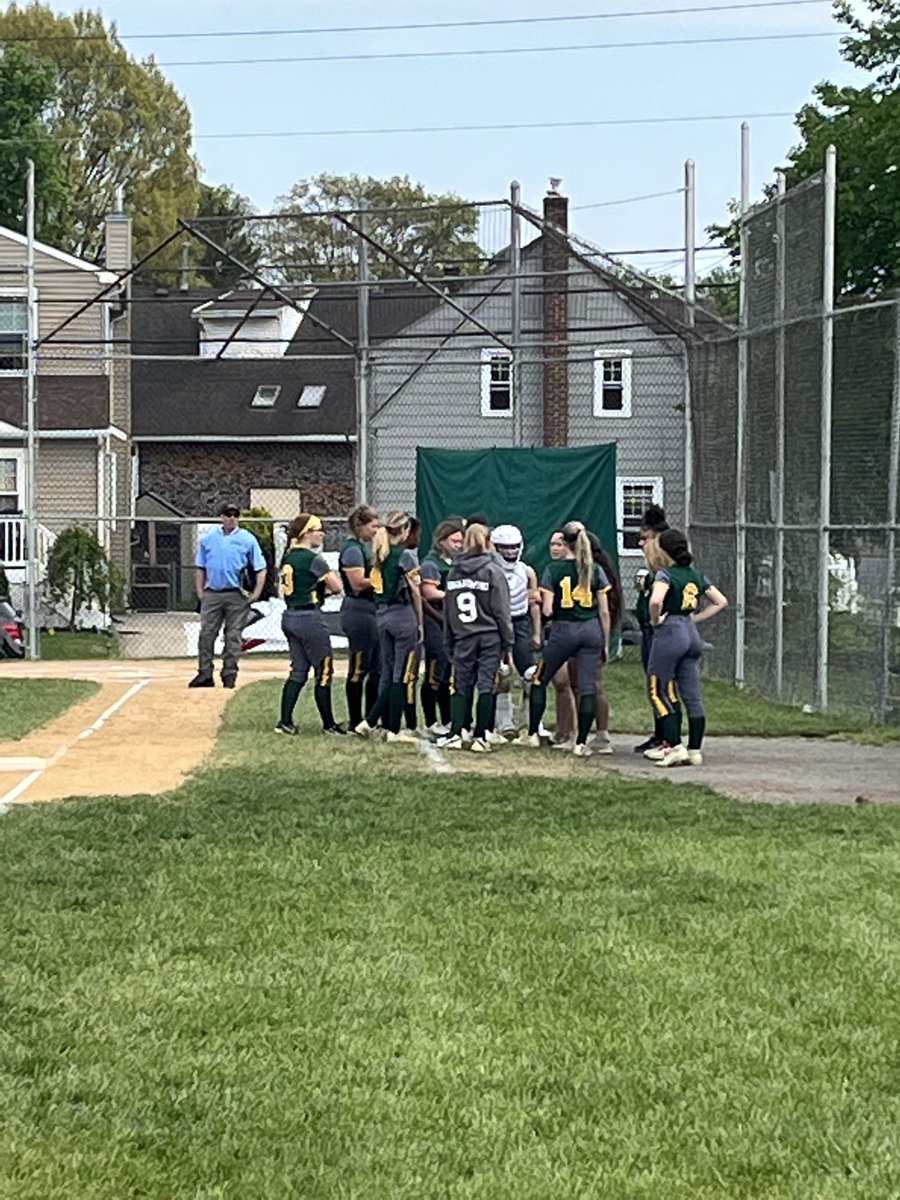 Great day for some softball! Go Green Wave JV and Varsity players.
