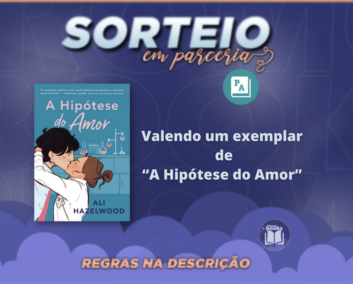Promobooks4's tweet photo. 📚 SORTEIO DE LIVRO 📚

🏆Valendo um exemplar de “A Hipótese do Amor”

↪️Regras: 

- Seguir: @Promobooks4 e @PromocoesPA 
- Dar RT nesse Tweet (sem citar) 
- Comentar “Eu quero” + #SorteioPromobooks 

Resultado: 15/05 📚🍀 https://t.co/7KVnEGvsp2