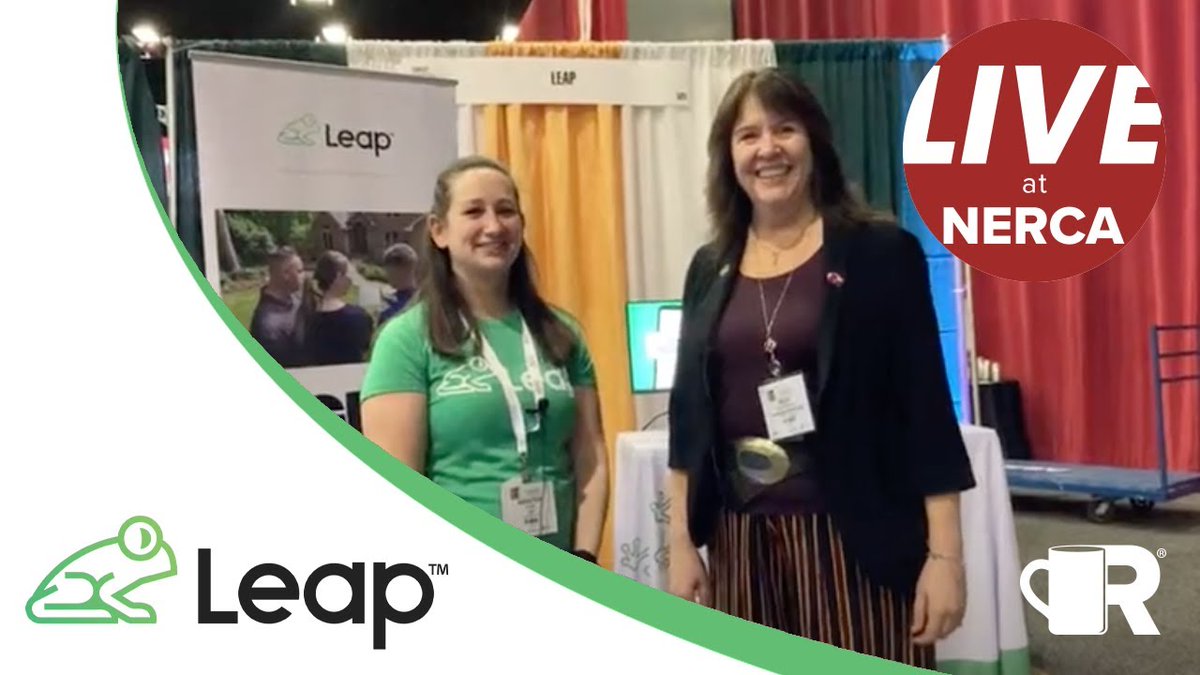 HJEllsworth's tweet photo. Join Heidi from the #NERCA 2022 show floor as she interviews @leaptodigital ! Hear about the company's tremendous growth, their upcoming live events and how you can take advantage of this technology. 

Watch now!
https://t.co/7AS9wx99C6

#LeapToDigital #RoofersCoffeeShop https://t.co/4xIAZ44ZNW