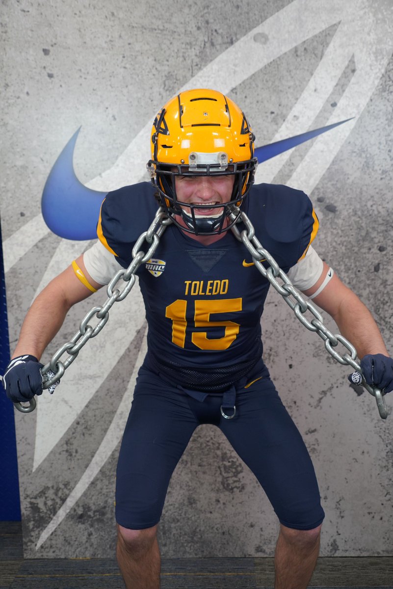 I am blessed to be continuing my growth as a student and football player at the University of Toledo. Thank you <a href="/UToledo/">The University of Toledo</a> <a href="/ToledoFB/">Toledo Football</a> <a href="/Coach_Staten/">Mark Staten</a> <a href="/Kevin_Beard9/">kevin beard</a> @RickyCicconeUT <a href="/pburton933/">Price Burton</a> for the opportunity, I am ready to work! 100%🚀I owe much to my parents, family and coaches🙏