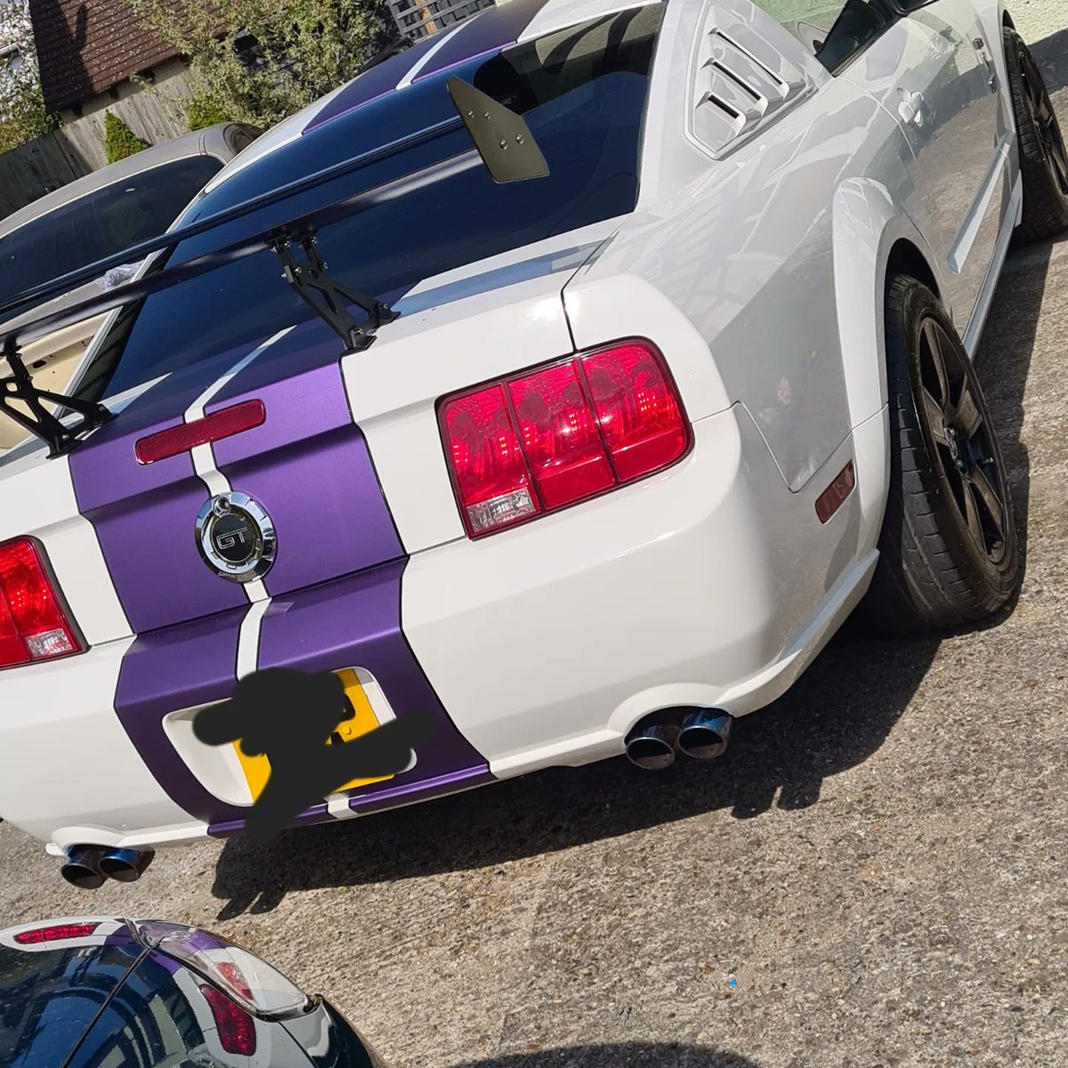 TheUniqueStates's tweet photo. Done some more work on nebula.  She's coming along nicely,  nice new fat wing, engine bay clean and purple coating! https://t.co/7N8eLNUGPH