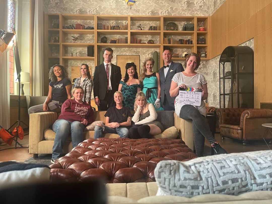 BjComedy's tweet photo. Had a blast shooting this past weekend on a 1950s #NYC #mafia short #film. Thankful to our all female crew that was amazing!
Back To Brooklyn - Writer/Dir: @BridgettYaxley_
https://t.co/50mdpZH3Bf
#SAGAFTRA #ActorLife #UnionActor #BackToBrooklynMovie https://t.co/bWTGnc5Sdw