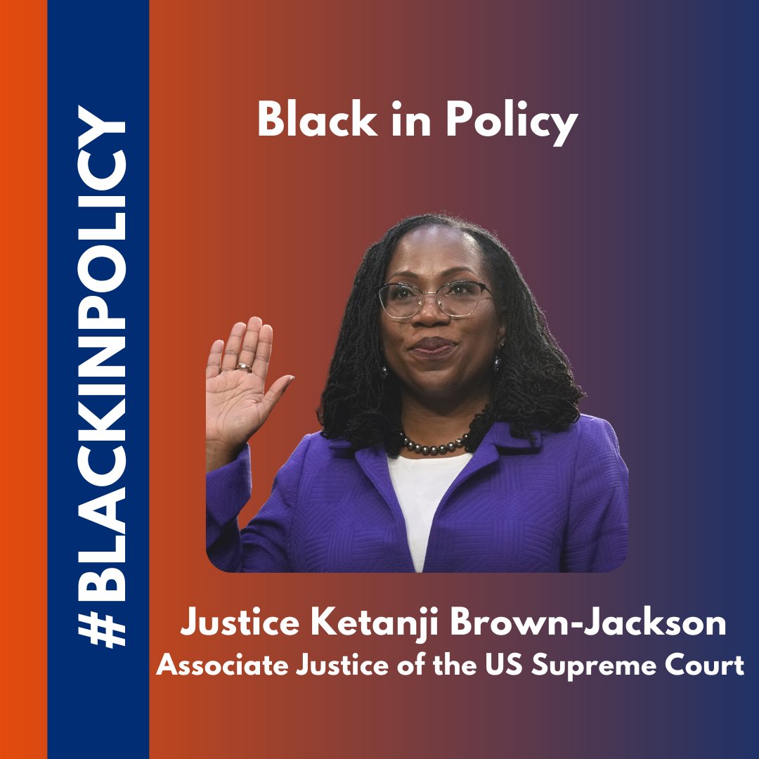 MsuScipol's tweet photo. Justice Ketanji Brown is a D.C. native who served as district judge of the U.S. District Court for the District of Columbia from 2013 to 2021. She was appointed to the U.S. Court of Appeals for the D.C. Circuit by President Joe Biden and confirmed on April 7, 2022. https://t.co/u6Wx2COhhb