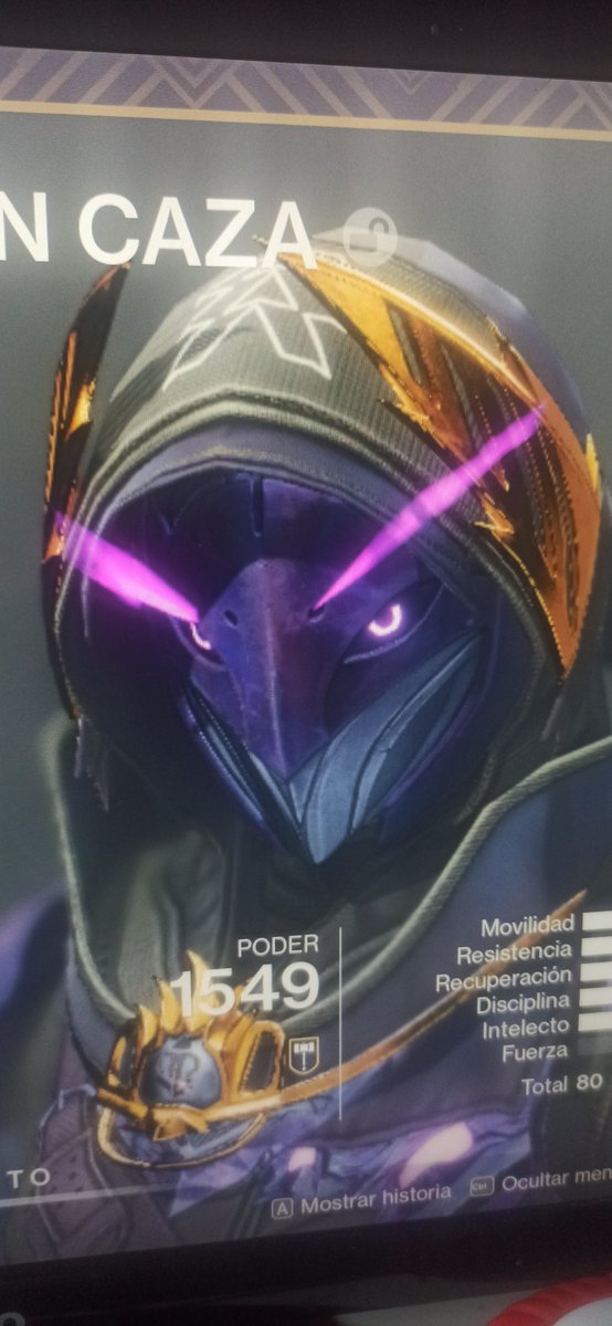 Carai que bonica queda la capa del juego de guardianes oye....#destiny2fashion #Destiny2