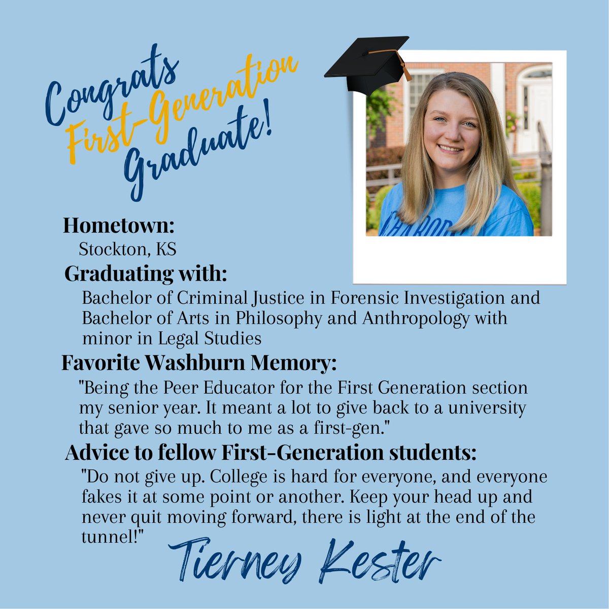 WeAreF1rst's tweet image. We are so proud of these awesome students for their incredible accomplishment of graduating! Help us congratulate them on being First-Generation Graduates!🥳🎉🎓 #firstgenproud #firstgengraduates