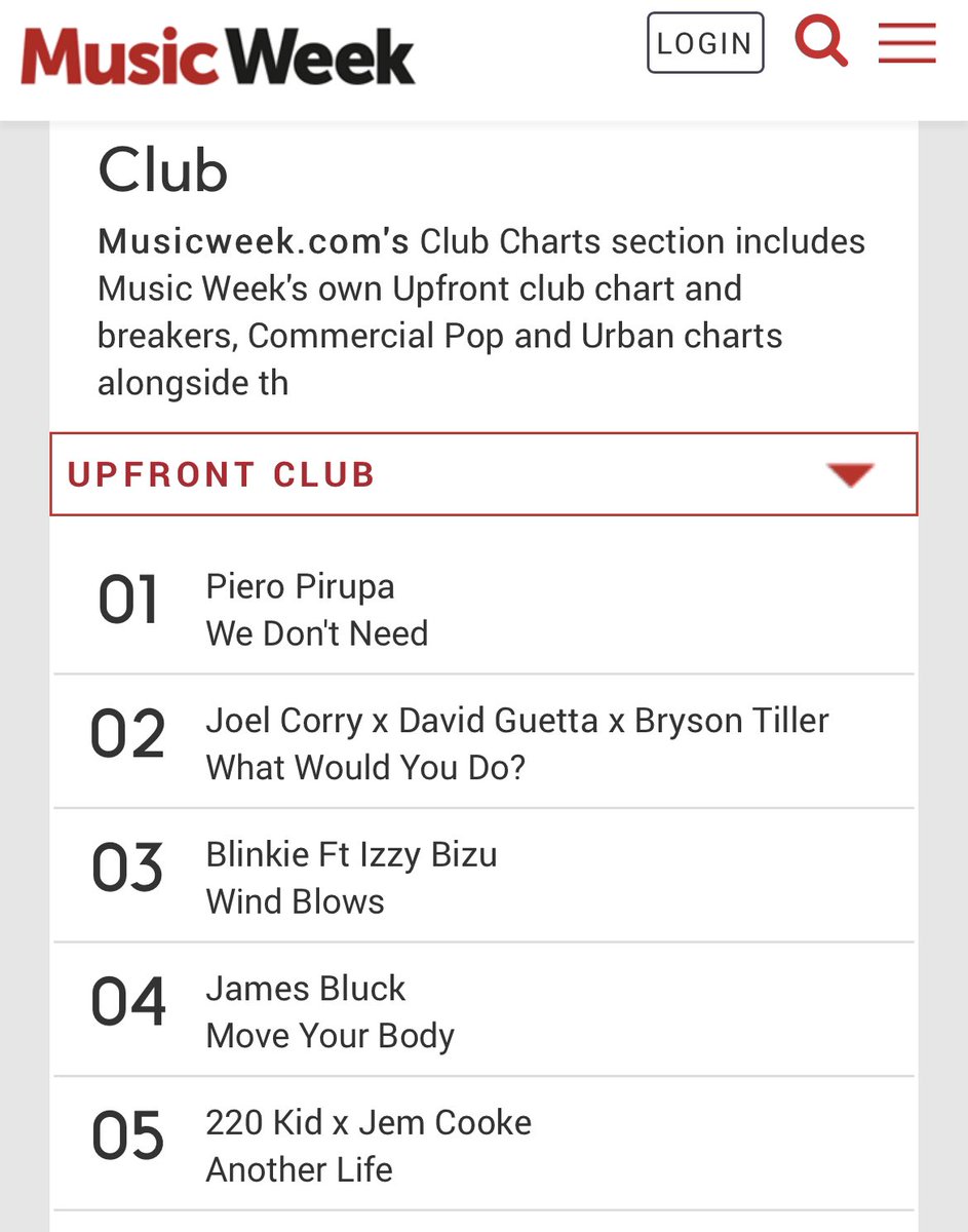 UK Upfront Chart N.1