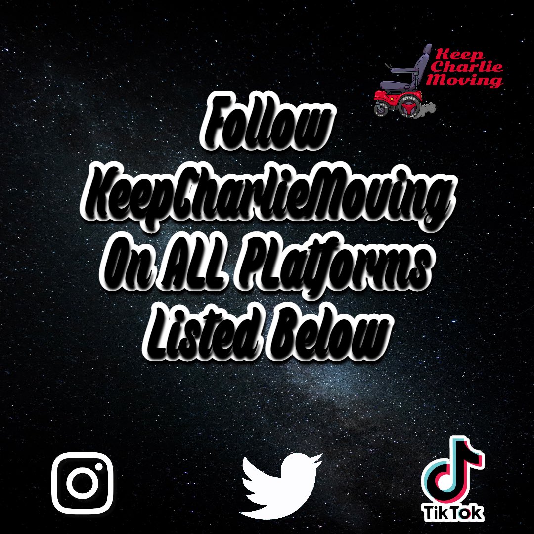 K_C_Moving's tweet photo. Want to keep up with what I’ve been up too!
#keepcharliemoving #DisabilityTwitter #Disability #ContentCreator #disabilityawareness #SmallStreamersConnect https://t.co/t78IaqmCNp
