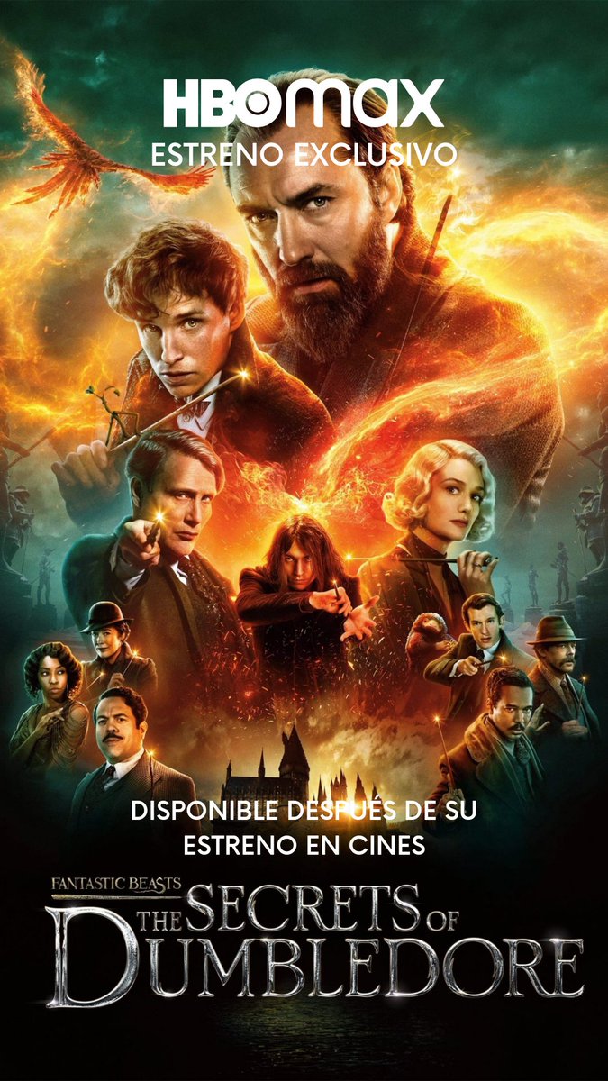 mymaxlatino's tweet photo. #FantasticBeasts Estreno Exclusivo.
Disponible muy pronto en #HBOMax. https://t.co/iWTEvAiqeH