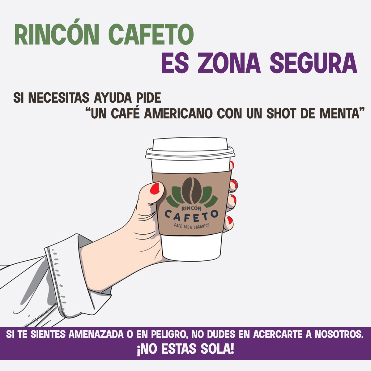 RinconCafeto_'s tweet photo. ⚠️ Atención ⚠️
En Rincón Cafeto nos importa tu seguridad. Si te sientes insegura o en riesgo, no dudes en llegar a pedir ayuda. ¡NO ESTAS SOLA!

📍Plaza Roma: Blvd. Luis Donaldo Colosio 425 E https://t.co/kC28x1FxXu