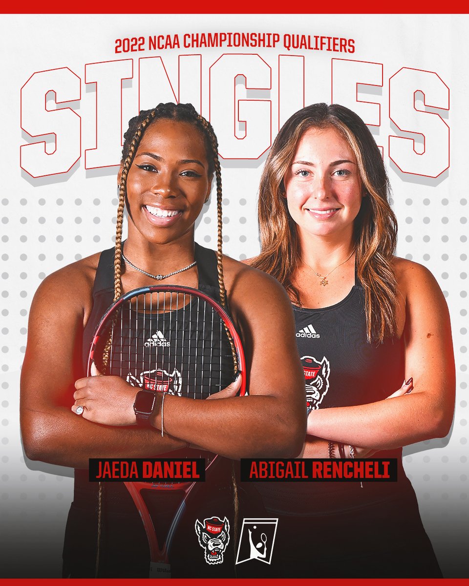 These two are Illinois bound later this month!

<a href="/babyjmd12/">Jae</a> is:
🔺 a top-16 seed, which will make her our second ever singles All-American 🤩

Abigail is:
🔺 a first-time selection as a sophomore, the eighth player in team history to qualify for the singles championships 👏