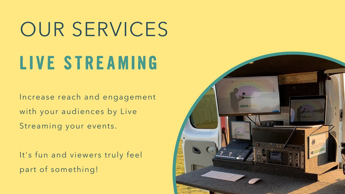 PageantFilming's tweet image. One of the core services we proudly offer is live-streaming. Multiple cameras, video and sound sources.