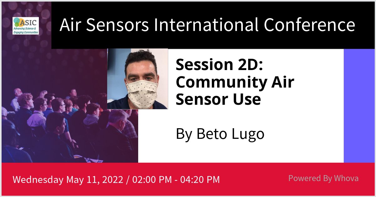 BetolMartinez's tweet image. I am speaking at Air Sensors International Conference. Please check out my talk if you&apos;re attending the event! #ASIC2022 #AirSensorsIntConf2022 #AirQualityResearchCenter - via #Whova event app