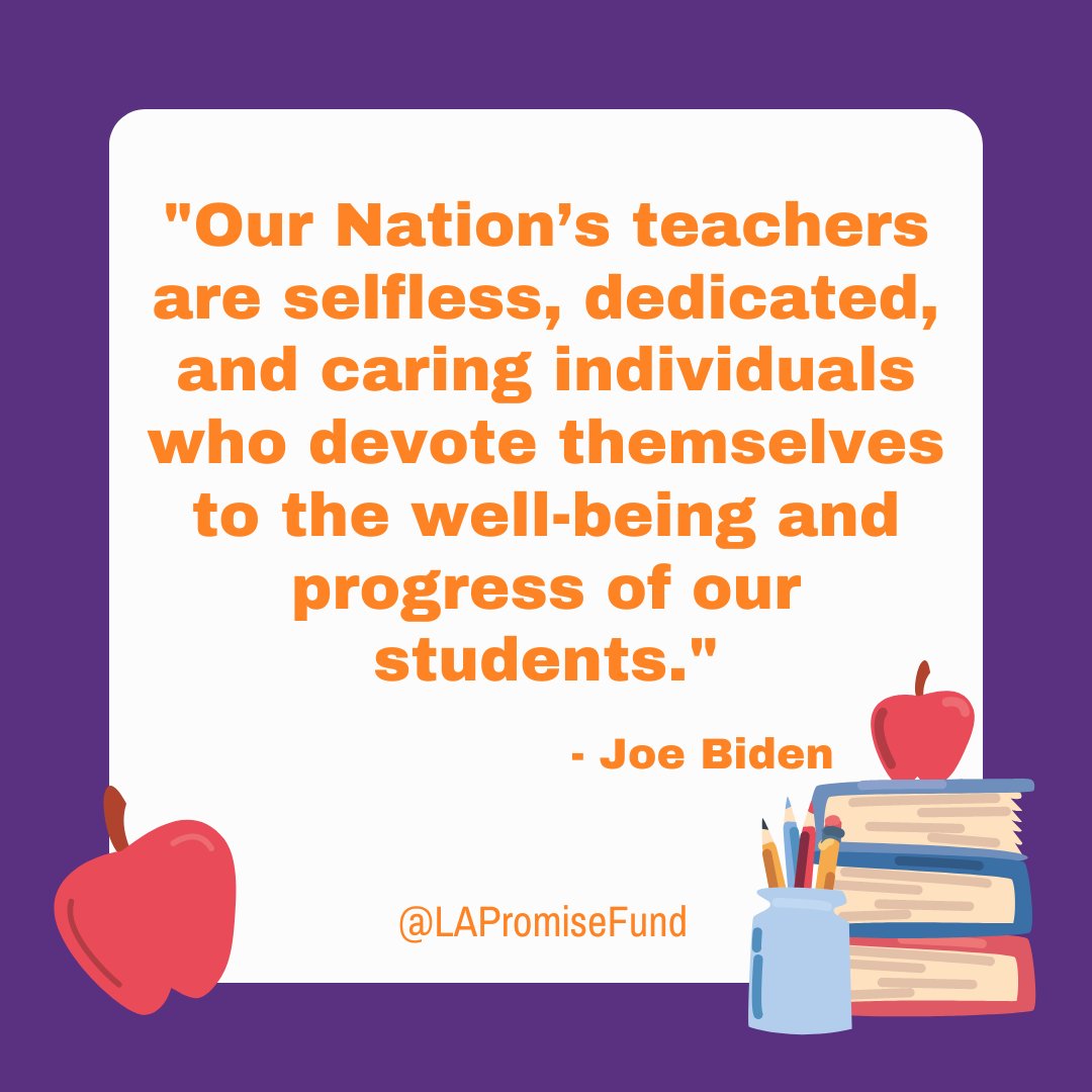 It’s National #TeacherAppreciationDay! 🍎

Today, we celebrate all of the amazing teachers and thank them for their continuous hard-work, dedication, and support for all of our students!