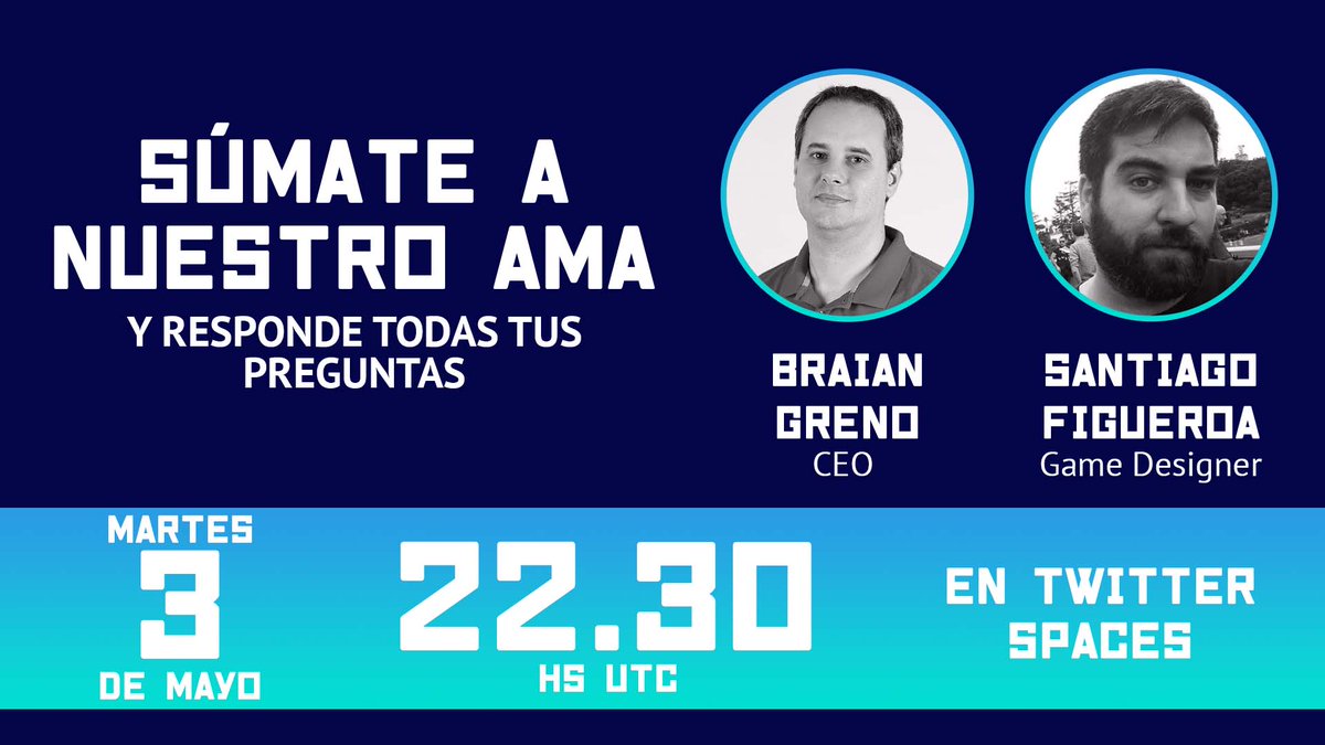Koinsrun's tweet photo. ¡Llegó el día! A las 22:30hs UTC nuestro CEO @braiangreno y nuestro GD @codigomorton participarán de un AMA a través de Twitter Spaces en la cuenta de @T2LATAM.🎙️ 

¡También vamos a estar realizando el sorteo en vivo de 3 NFT y 2 entradas para el evento de @T2LATAM! 🔥 https://t.co/eBB6nHSiRj