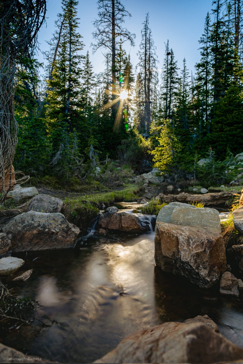 Just a simple little pool of water in the mountains