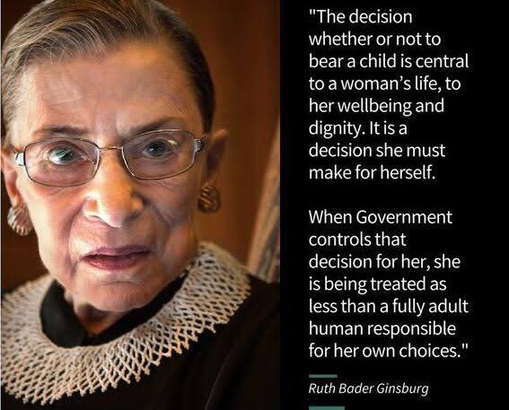 How dearly this leader, thinker and humanist is missed today. #RoeVWade