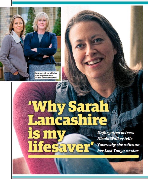LouisCopywriter's tweet photo. 💟This article once again solidifying my abiding admiration for Nicola Walker and Sarah Lancashire 💟 https://t.co/03fGgUSei2