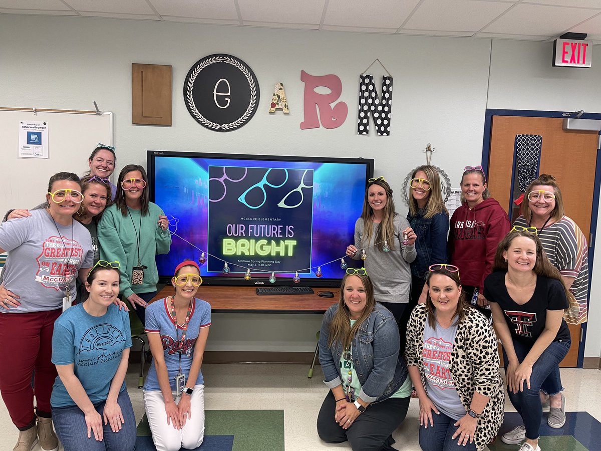 Our Future is Bright! So excited to work with this amazing group of team leaders! #mccluremarshals #mcclure2122